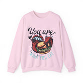 You Are What You Eat Unisex Sweatshirt Design